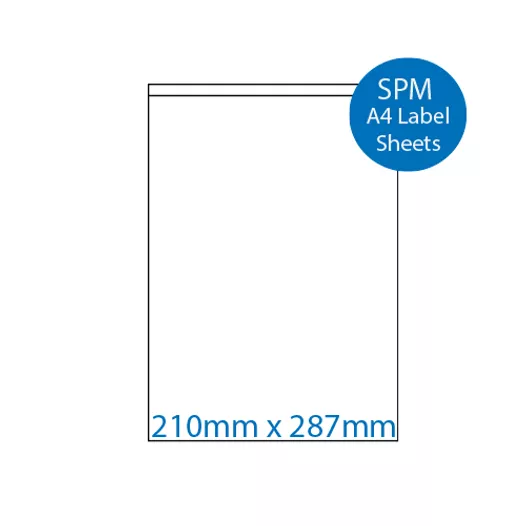 A4 Labels – Paper Sheets 210mm x 287mm 