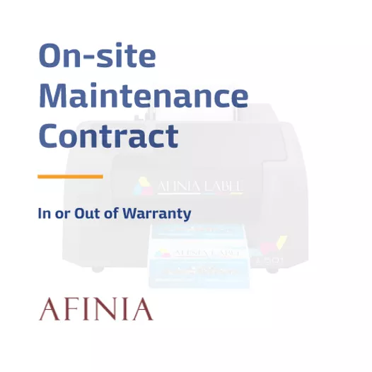 Afinia L301 On-site Maintenance Contract - In or Out of Warranty