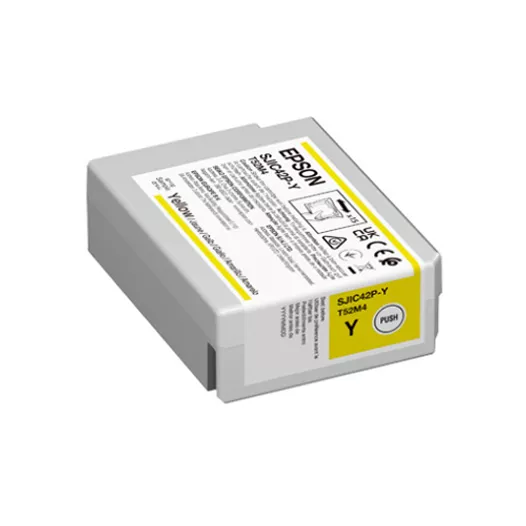 Yellow Ink Cartridge for Epson C4000 (SJIC42P-Y)