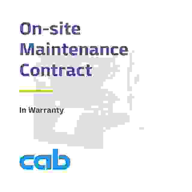 Cab A4+ On-site Maintenance Contract - In Warranty