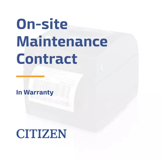 Citizen CL-S400DT On-site Maintenance Contract - In Warranty