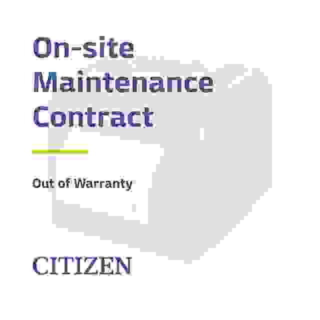 Citizen CLP-521 On-site Maintenance Contract - Out of Warranty