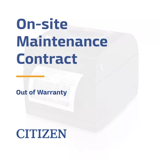 Citizen CL-E720DT On-site Maintenance Contract - Out of Warranty