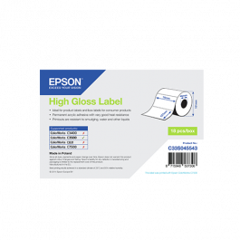 C33S045543 - Epson Gloss Inkjet Paper 76mm x 127mm Labels