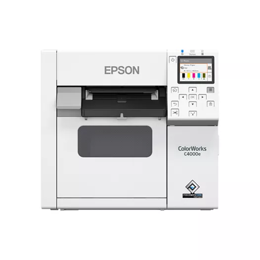Front view of the Epson ColorWorks C4000e