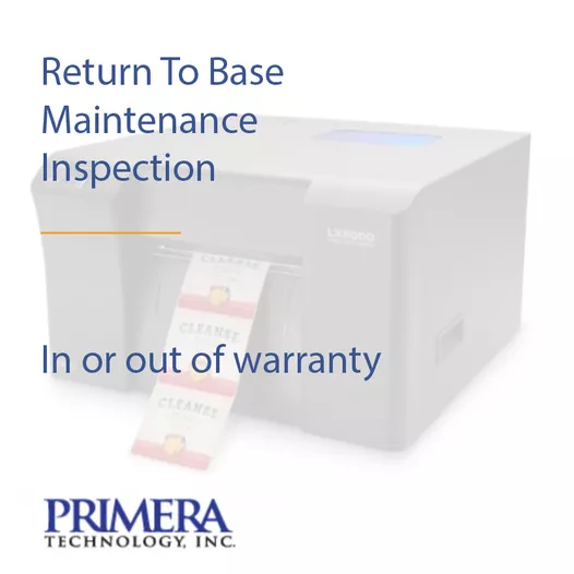 Primera Return To Base Maintenance Inspection - In or Out of Warranty