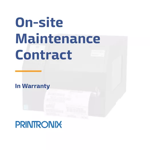 Printronix SL4M On-site Maintenance Contract - In Warranty