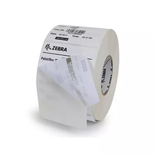  Zebra RFID PolyPro 4000D UHF Coated Direct Thermal Paper 46mm x 25mm - 19mm core