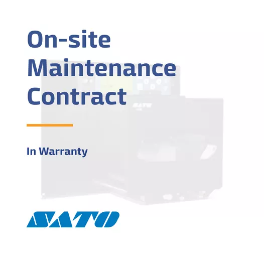 Sato CL412e On-site Maintenance Contract - In Warranty