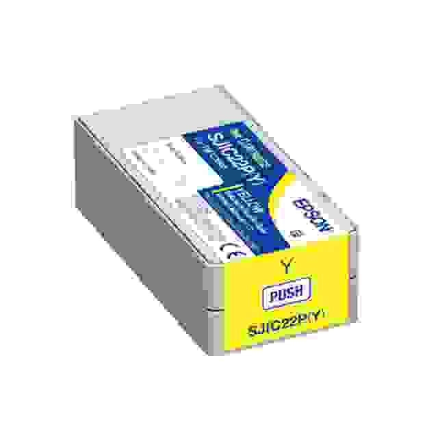 Yellow Ink Cartridge for Epson C3500 - SJIC22P(Y)