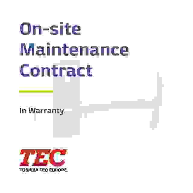 Toshiba TEC B-SV4D On-site Maintenance Contract - In Warranty
