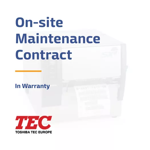 Toshiba TEC B-EV4T On-site Maintenance Contract - In Warranty