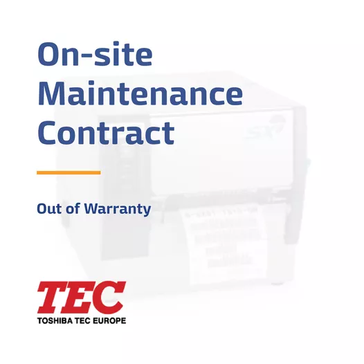 Toshiba TEC B-EX4D2 On-site Maintenance Contract - Out of Warranty