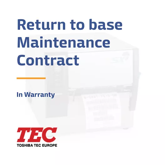Toshiba TEC B-EP2DL Return To Base Maintenance Contract - In Warranty