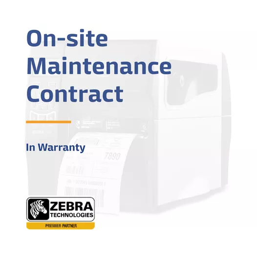 Zebra ZD410 On-site Maintenance Contract - In Warranty