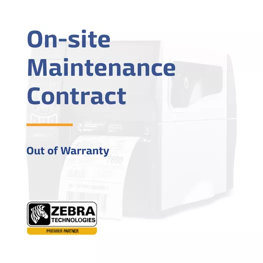 Zebra R2844Z On-site Maintenance Contract - Out of Warranty