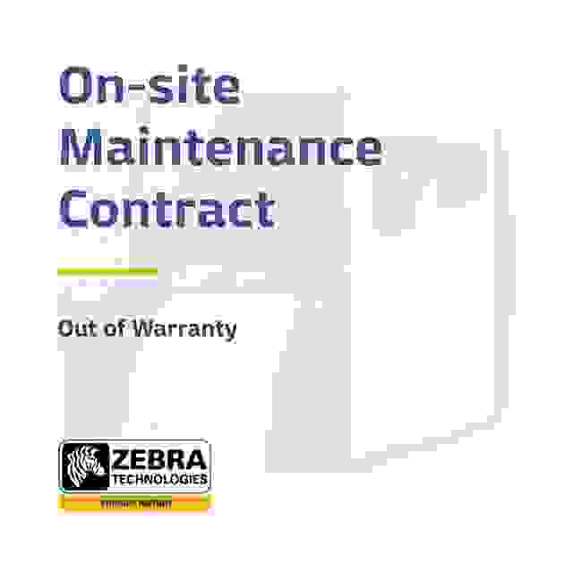 Zebra 105SL Plus On-site Maintenance Contract - Out of Warranty