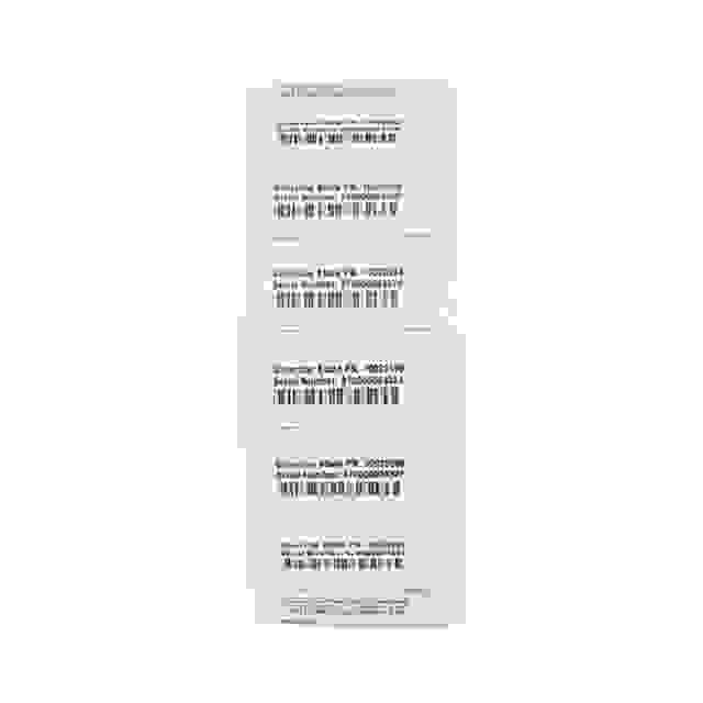 55mm x 14mm Silverline Micro RFID Label Sample - 76mm core